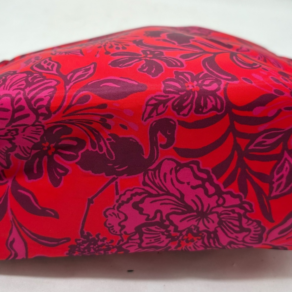 Lilly Pulitzer Pippa Cosmetic Pouch Amaryllis Red Secret Hideway #013872 NEW - Picture 7 of 8